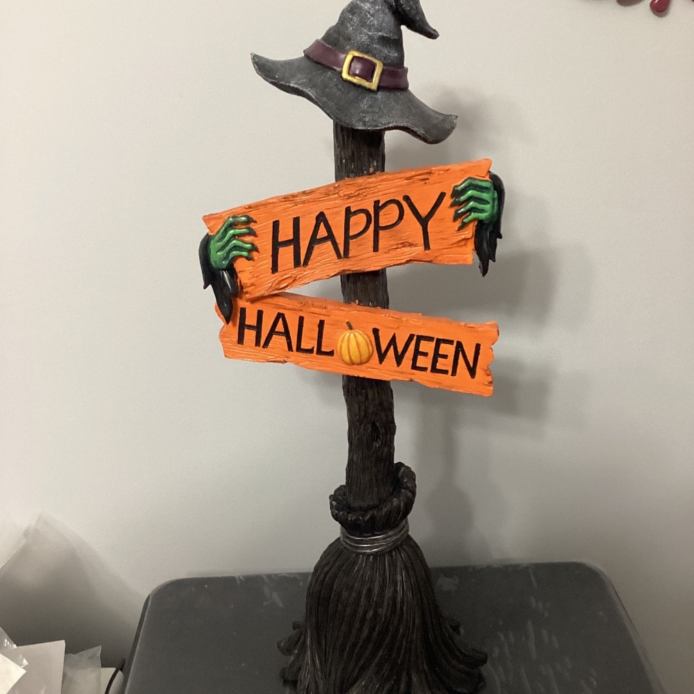 Happy Halloween broom stick